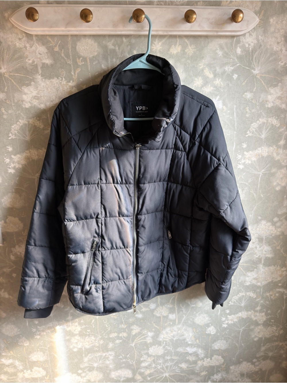 Abercrombie & Fitch YPB Women's Black Quilted Jacket